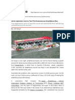 Article: Small Japanese Town To Test First Autonomous Amphibious Bus