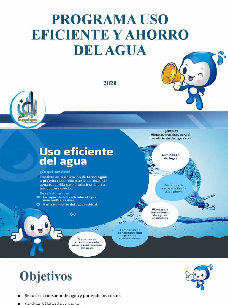 Programa de Ahorro y Uso Eficiente del Agua | PDF | Riego | Recursos ...