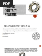 Design of Roller Contact Bearing