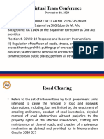 ROAD CLEARING POLICY