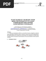 Fuzzy Based Ev Charging With Reduced Power Fluctuation Under Renewable Power Consumption Constraint