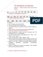 Teste Informal Da Dislexia PDF
