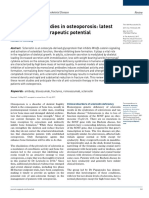 Sclerostin Antibodies in Osteoporosis: Latest Evidence and Therapeutic Potential