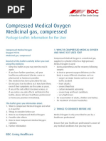 Portable Oxygen Safety Guidelines | PDF | Valve | Equipment