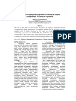 Pengaruh Employee Engagement Terhadap Kesiapan Menghadapi Perubahan Oganisasi