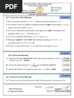 Matematics Final - Sample PDF