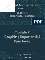 Gen Math Module 7 Graphing Exponential Functions and Its Properties - 112520 PDF