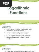 Logarithmic Function PDF