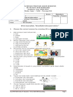 Soal PDF PMP - PJOK - Kelas IV - Sem 7