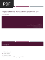 Object Oriented Programming (Oop) With C++: Aiub. Spring 2018