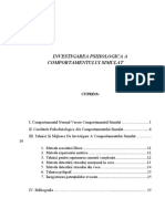 Investigarea Psihologica A Comportamentului Simulat