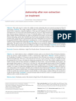 Stability of Molar Relationship After Non-Extraction Class II Malocclusion Treatment