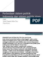 Perbedaan Sistem Politik Indonesia Dan Sistem Politik Islam