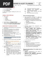 Aud Theo Reviewer - Audit Planning