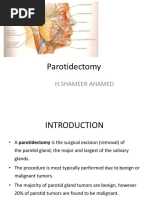 Parotidectomy Incision Techniques | PDF | Neck | Skin