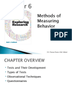 Methods of Measuring Behavior