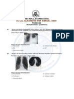 Final Year MBBS UHS Model Paper Medicine-2 MCQs  [2007 & 2009] By Medical Study Center