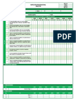 Inspección preoperacional grilletes