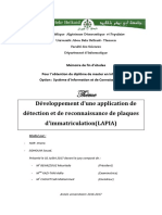 Developpement Dune Application de Detection