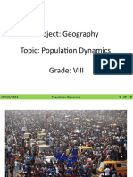 ICSE - VIII - Geog - Impact of Over Population