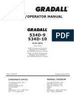 Gradall 534D-9 Ops