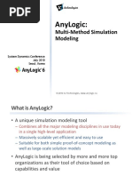 Anylogic:: Multi-Method Simulation Modeling