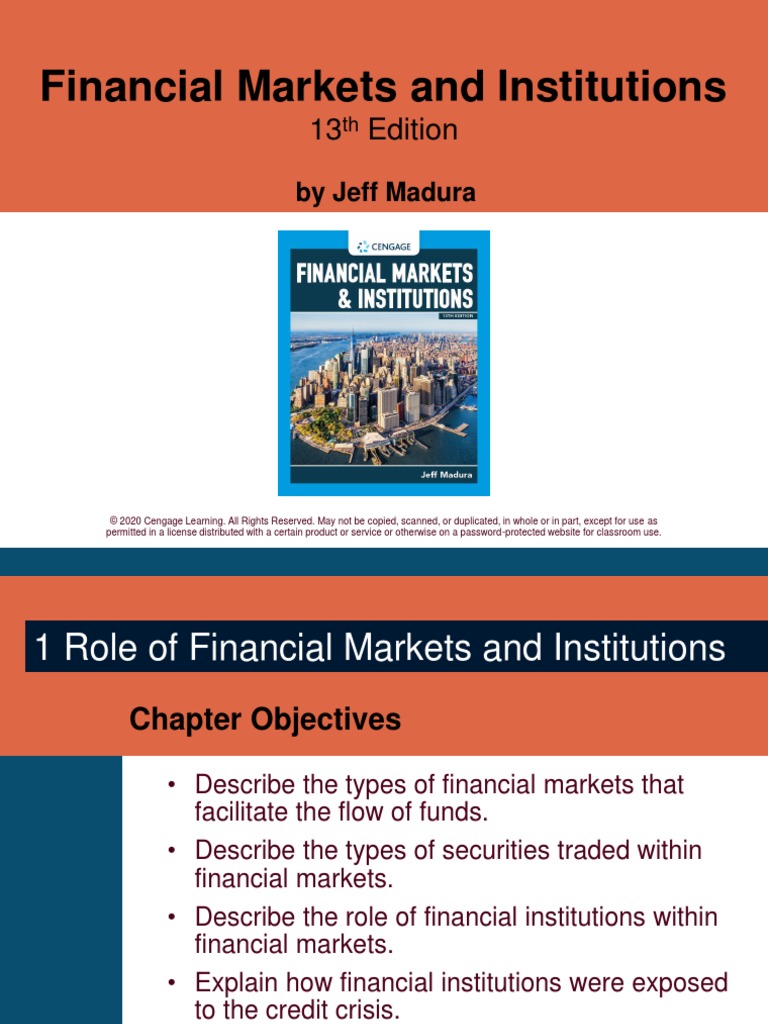 Financial Markets Institutions | Download Free PDF | Securities ...