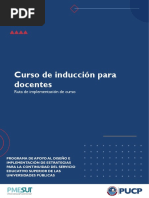 Ruta Implementación Induccion Profes Moodle PUCP