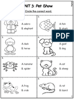 Y1 Unit 3 Topical PBD Quiz