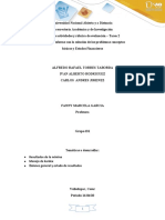 Costos y estados financieros de empresas