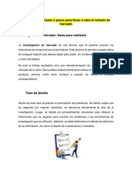 Procedimiento, Fases o Pasos para Llevar A Cabo El Estudio de Mercado PDF