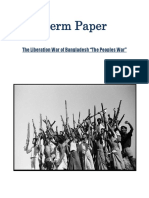 Term Paper: The Liberation War of Bangladesh "The Peoples War"
