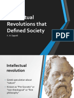 Intellectual Revolutions That Defined Society: K. H. Saputil