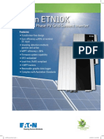 ETN10K 10kW 3-Phase PV Grid Connect Inverter Flyer PA EN 6 2012 PDF