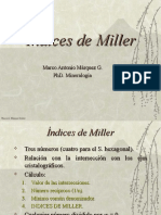Clase 5. Cristalografia - Indices de Miller