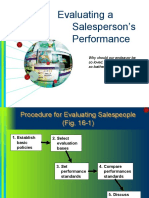 Evaluating A Salesperson's Performance: Why Should Our Endeavor Be So Loved, and The Performance So Loathed?