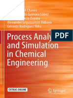 Process Analysis and Simulation in Chemical Engineering