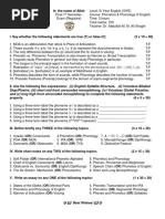 Phonetics and Phonology of English Final PDF