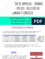 Exp. 2 Clasificacion de Empresas y Docs de Inscripcion en La CCB