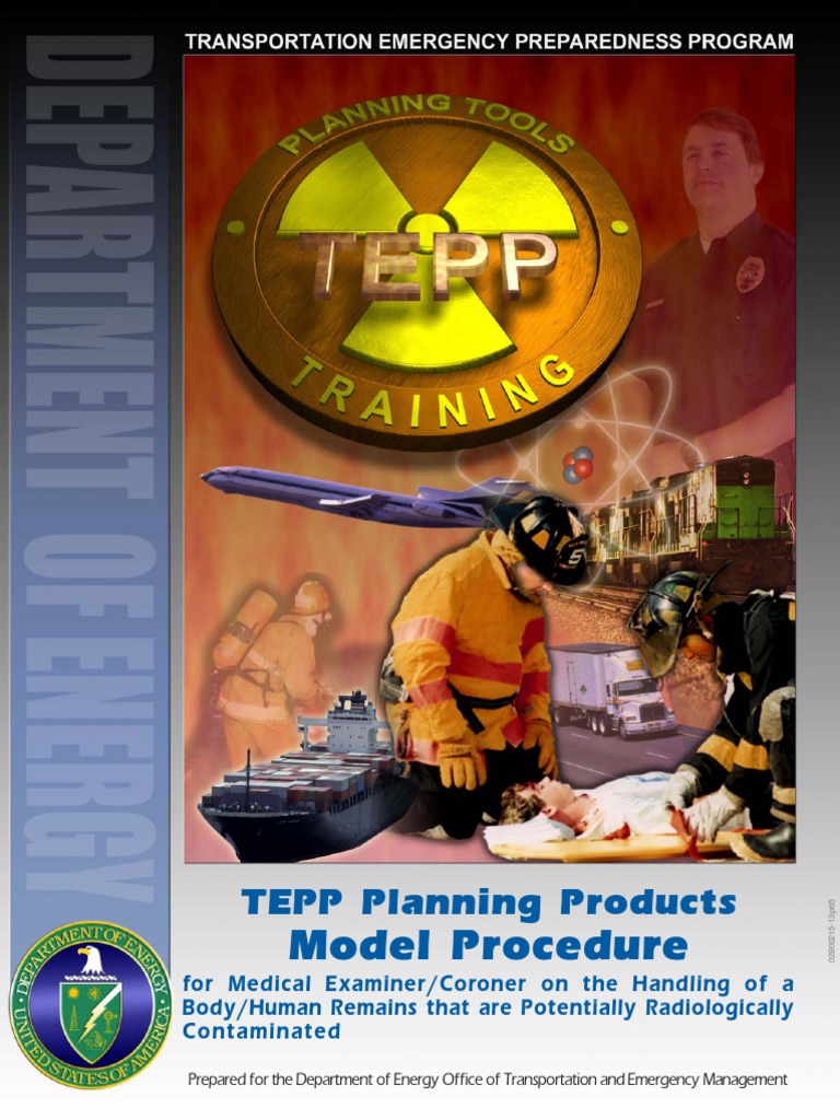 Model Procedure: TEPP Planning Products | PDF | Radioactive ...
