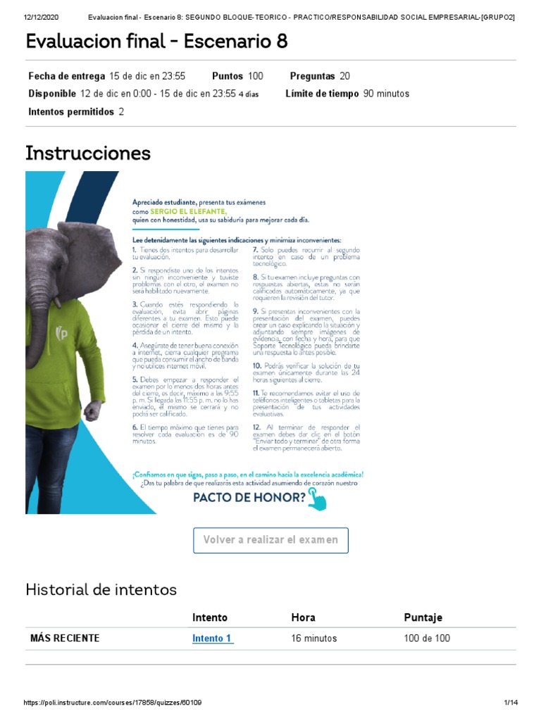 Evaluación Final: RSE y Normas ISO | PDF | Responsabilidad social ...
