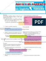 El Guion La Raya y El Paréntesis para Tercer Grado de Secundaria