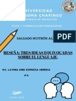 Tres Ideas Equivocadas Sobre El Lenguaje PDF