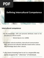 Intercultural Competence