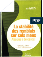 1973 - La Stabilité Des Remblais Sur Sols Mous - Pilot & Moreau
