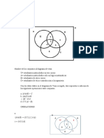 Ejercicio 3 de conjuntos y diagramas de Venn