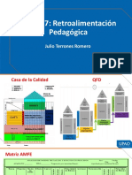 Sesión 7: Retroalimentación Pedagógica: Julio Terrones Romero