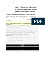 Unidad 1 - Aspectos básicos psicopatología niñez adolescencia