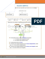 Noção de Equação PDF