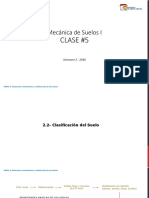 Clase 5 - Clasificación de Suelos